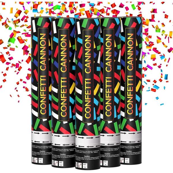 Confetti Cannon Party Supplies 60cm Biodegradable Hand-screwed Gender Reveal Cannons
