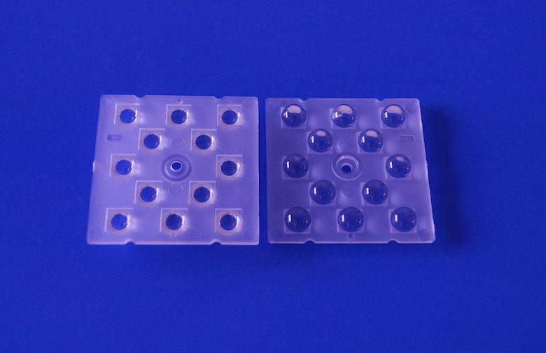 объектив приведенный 50x50mm SMD 3030, 12 в 1 объективе приведенном ПК для высокого света залива
