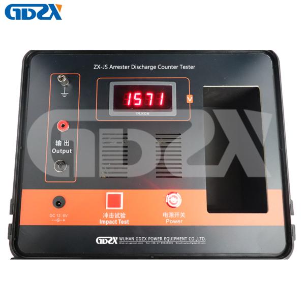 ZX-JS Handheld Lightning Arrester Discharge Counter Tester DC800-1600V