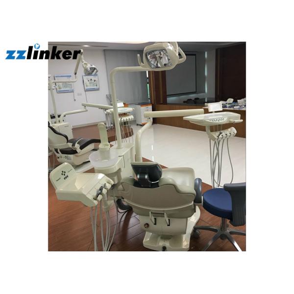 Mobile Dental Chair Unit , Portable Dental Chair 3 Programs Glass Spittoon Included Colorful