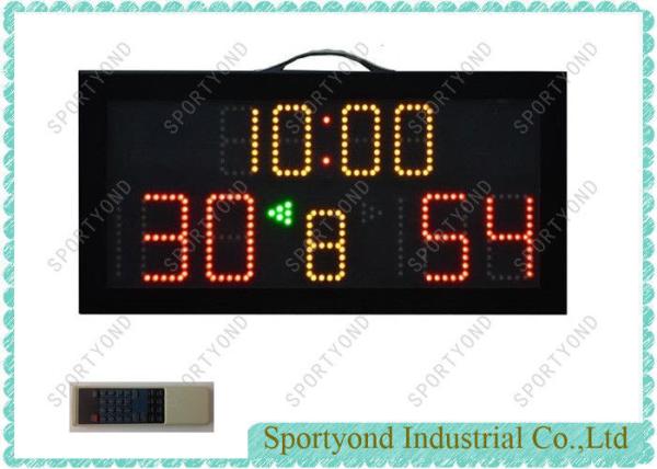 LED Protable Handball Scoreboard Display With IR Controller and Time Display