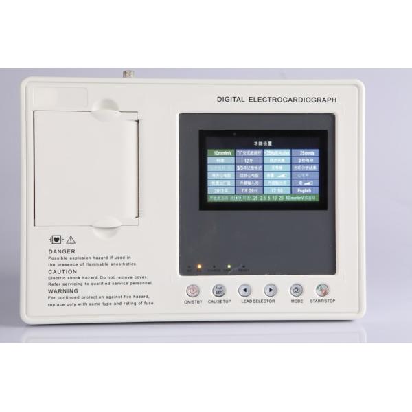 Metal ecg machine Digital 3 Channel 12 leads ecg machine electrocardiograph ecg machine