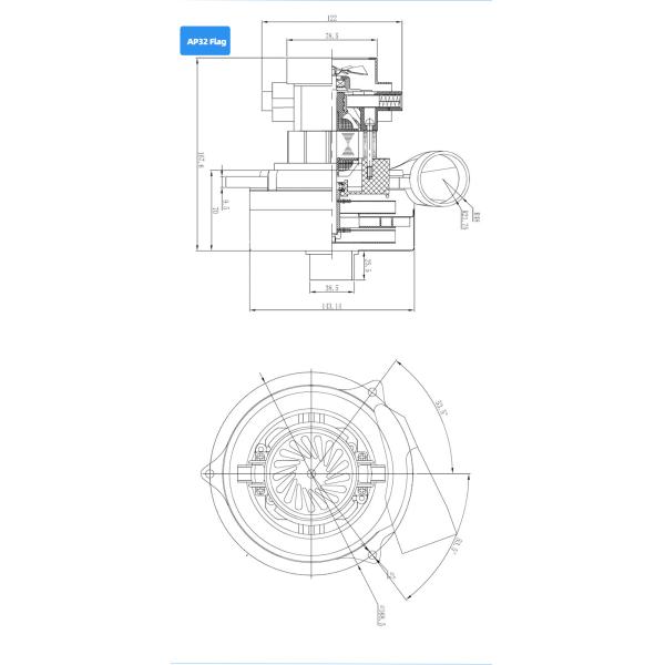 мотор пылесоса Ac 100v 220v электрический для скруббера пола
