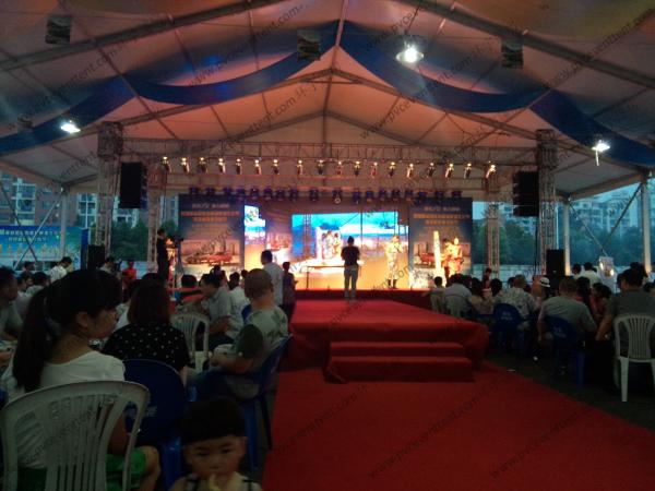 20m Width Outdoor Exhibition Tents , Inflatable Exhibition Tent For Beer Festival Celebration