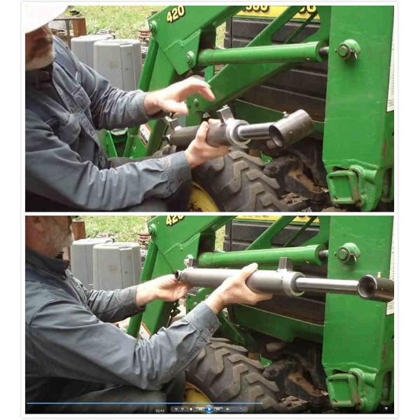 OEM hidráulico temporario doble de Ram Chrome Painted Rod del pistón de las piezas del cargador de la granja