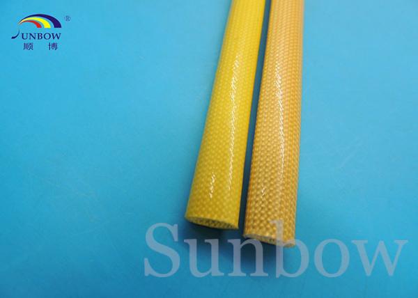 2.5KV electric cable protection PU fiberglass sleeve for motors application