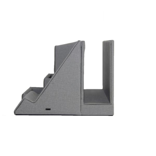 Wireless Rechargeable 10w Leather Pen Holder Multifunctional 3Layer Box