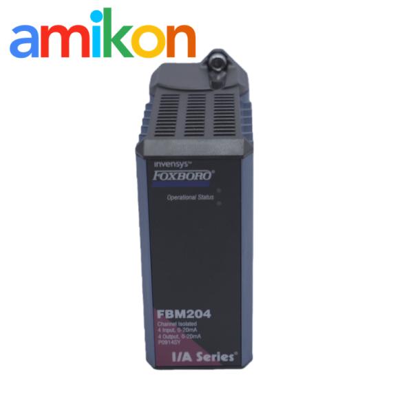 FOXBORO FBM204 I/O Interface Module with 4 Inputs/4 Outputs for Class G3 Harsh Environments