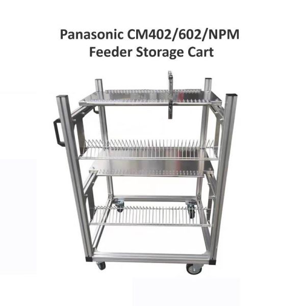 Aluminum Feeder Storage Cart for Panasonic CM402/602/NPM SMT Pick and Place Machines