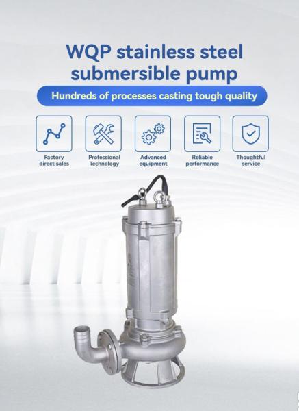 Stainless Steel Non Clog Submersible Pump for Mud Sewage Dirty Water
