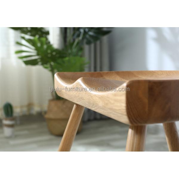 Modern High Chair Design Solid Wood Bar Stool for Pub  L-62