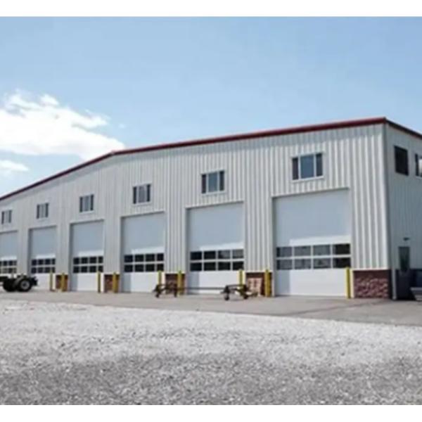 Contemporary Steel Structure Warehouse Customized Color Prefab Metal Prefabricated Warehouse