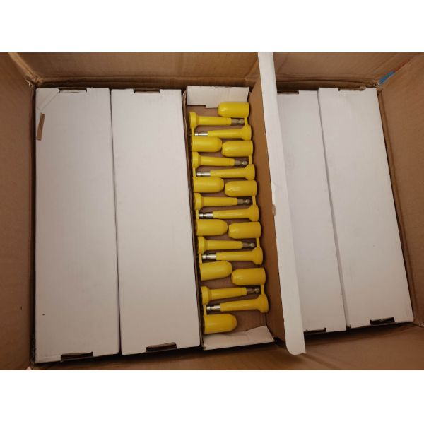 Low Carbon Steel ABS Security Bolt Seals For Disposable Manual Operation Container Lock