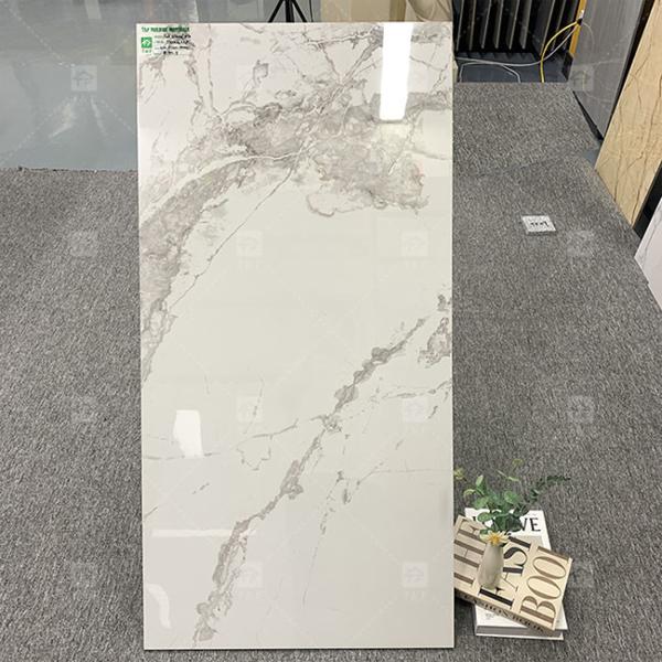 600x1200 мм высокая глянцевая Каррара белая полированная остекленная плитка для пола мраморные фарфоровые плитки