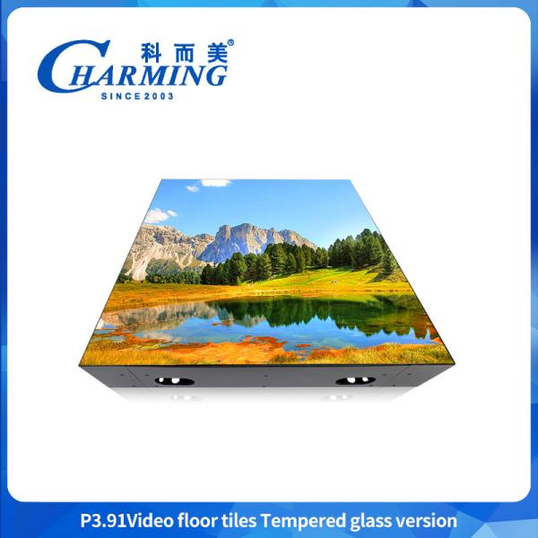 2025 Wholesale P3.91 Led 3d Dance Floor Transparent Glass Floor Dance Led Display