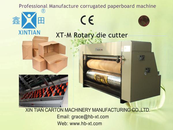 Corrugated Cardboard Rotary Die-Cutting Machine For Packaging / Printing Industrial