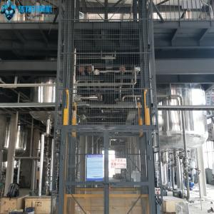 Custom Made Hydraulic Mezzanine Cargo Lift Freight Elevator Warehouse Guide Rail