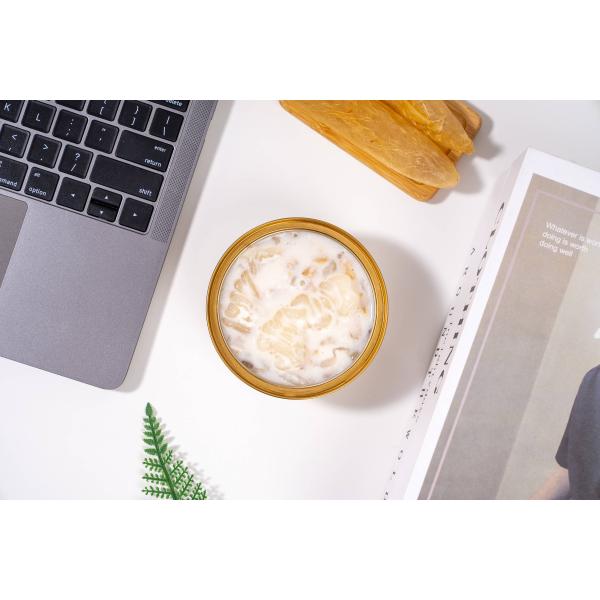 Завтрак Органический Овсянка Каша Сгущенная Рыба Чайка В Кокосовом Моле