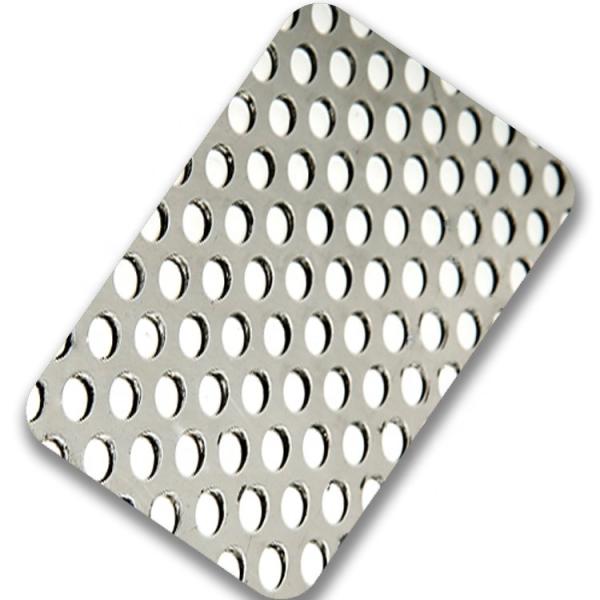 AiSi Slotted Perforated Sheet Metal Wall Decor 1.5 Mm Stainless Steel Sheet