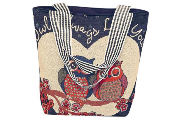 Ladies Versatile Canvas Shopping Bags High Durability OEM Acceptable