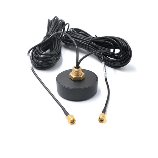 Antenna de navegação marinha ativa Antenna de tempo 1575 /-5 MHz 5M BNC Plug masculino para GPS de navio