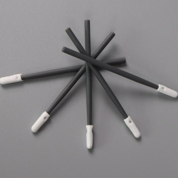 Twisted Tip Double Head Dust Free Class 100 Sealed Polyester Cloth Head Cleanroom Swab Stick