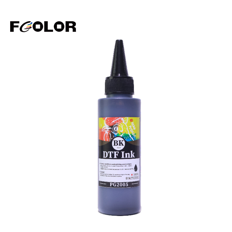 Cheap DTF Film Ink for I3200 1800 XP600 DTF Printers 100ml Bottles for T-Shirts with Vivid Colors