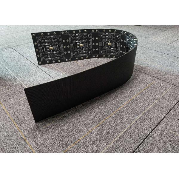 P2 Flexible Video Advertising Indoor Led Screen Curved Cylinder Display Integrated Forming Light And Thin Module