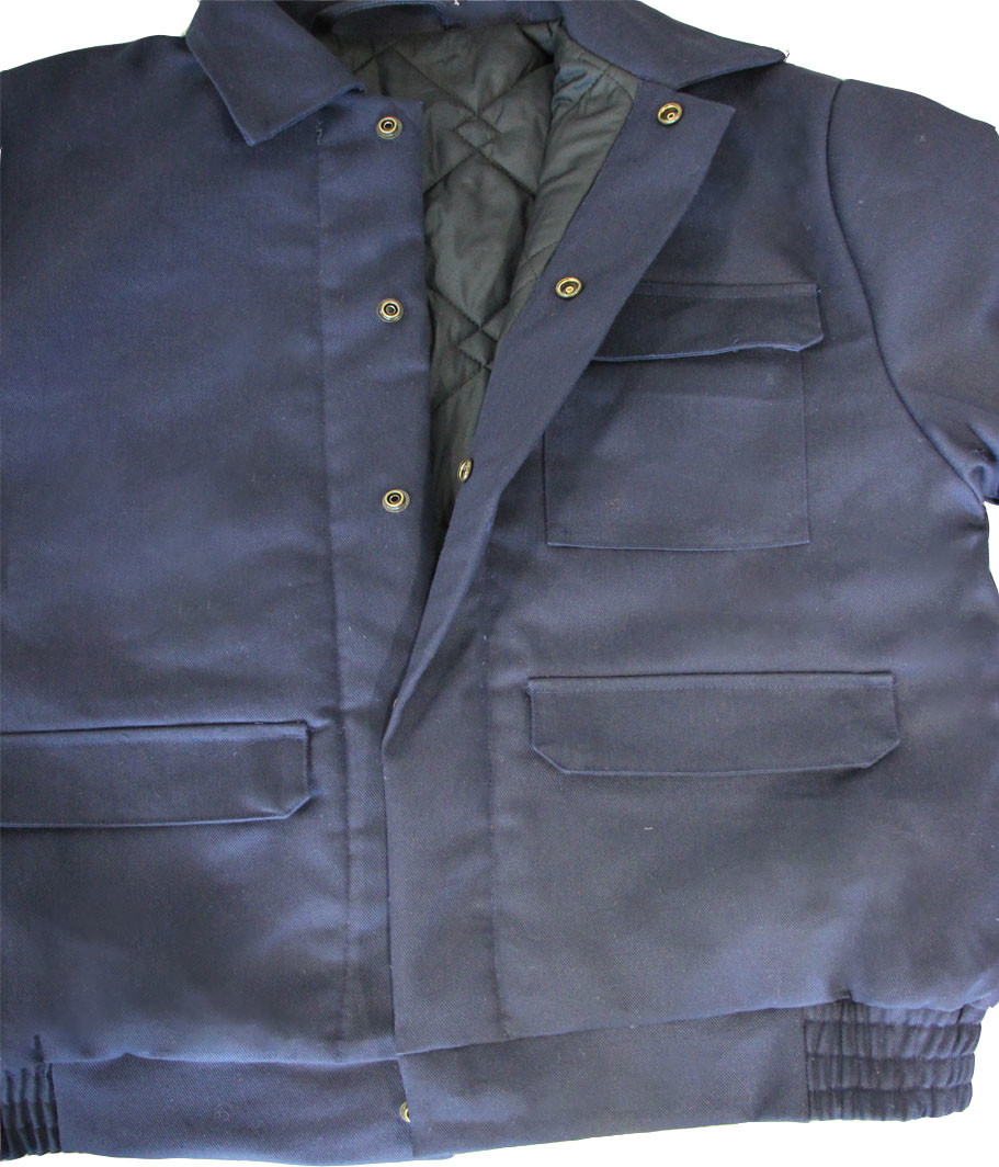 CVC 55/45 выстеганных 245G курток работы военно-морского флота Workwear с 3 карманами щитка