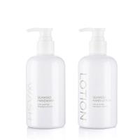 Bouteille opaque 10 once Logo Printing Empty Cosmetic Bottle de lotion de corps de couleur