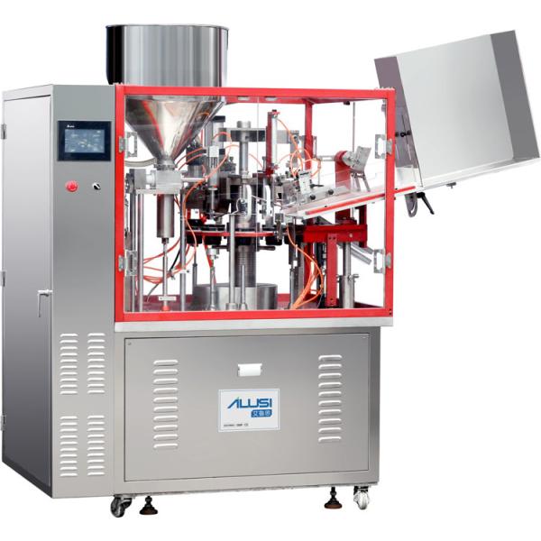 Машина автоматическое 380V косметической завалки трубки прокладки сливк алюминиевой герметизируя