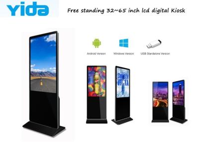 Double Sided, Floor Standing, Indoor Lcd Display Kiosk for Advertising