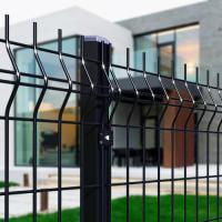 1.8M vedação de jardim 3D rede de arame curvo Swallow Post para planta de estufa
