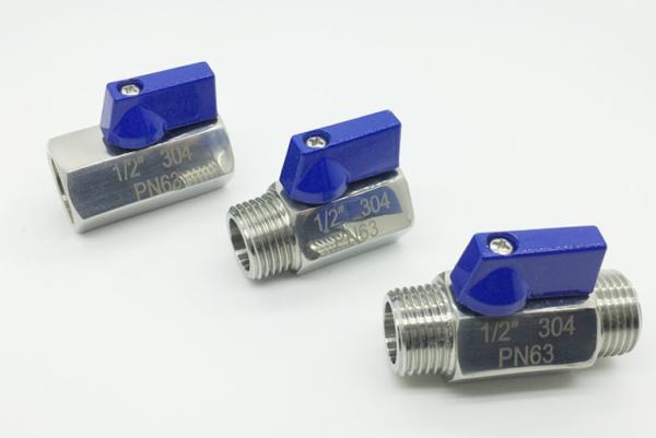 Stainless Steel And Brass Thread End 1000psi Casting Ball Valve Mini