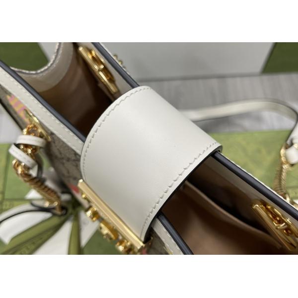 ODM Padlock Luxury Chain Bag 26cm Length embroidered Element