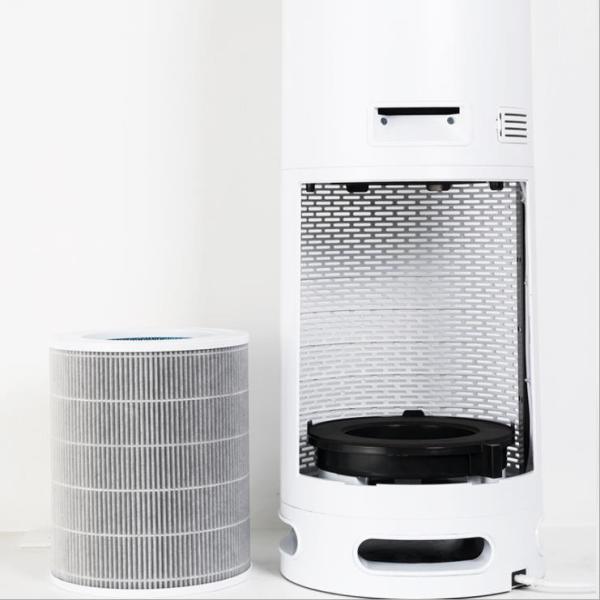 PP Pre Filter DC Copper Motor 46W Hepa Air Purifier 65dB LOW Noise