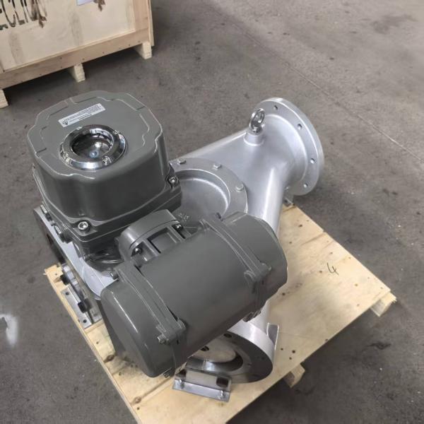 Ductile iron wear-resistant three-way diverter valve forabrasive material