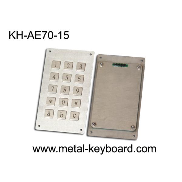 Metal Panel Mount Keyboard with Anti - Vandalism , waterproof mechanical
