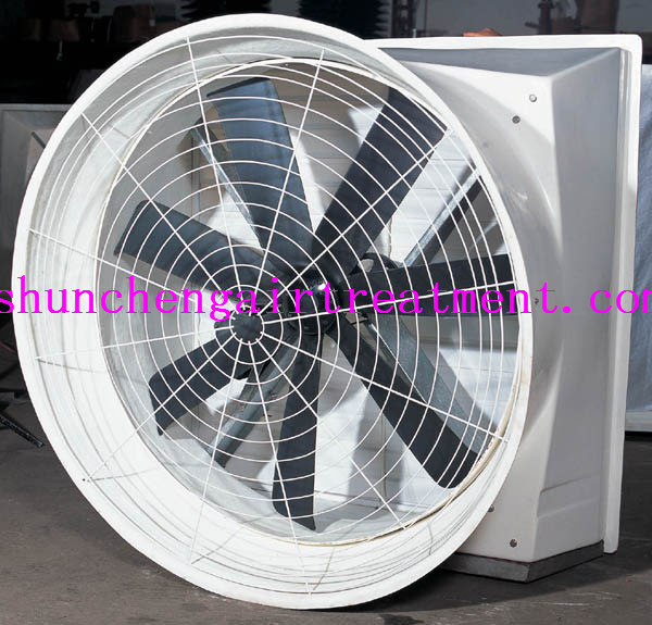 147*147*58cm Ventilation exhaust fan with glass steel material
