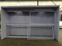 Filtro de água industrial para cabines de pulverização com sistema de filtragem de alta capacidade