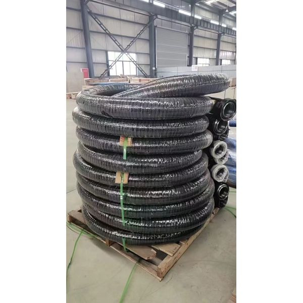 Versatile Rubber Discharge Hose Suitable for Construction Mining and Agricultural Applications Requiring Robust Fluid Transfer
