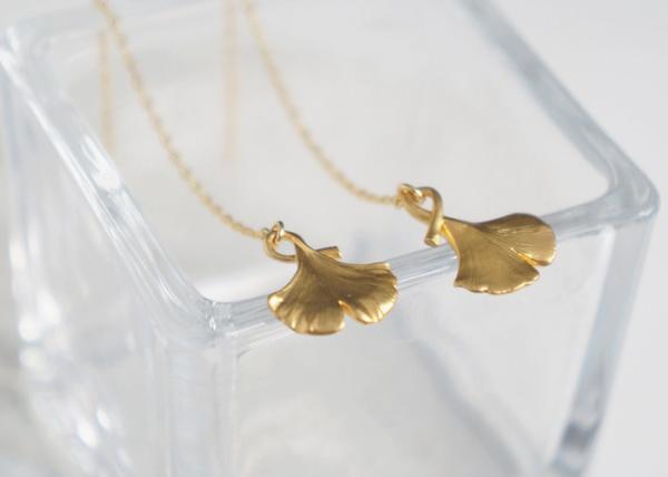 Japan Imported High Quality Silver And 14K Gold Allergy Free Earring Studs Simple Long Earrings