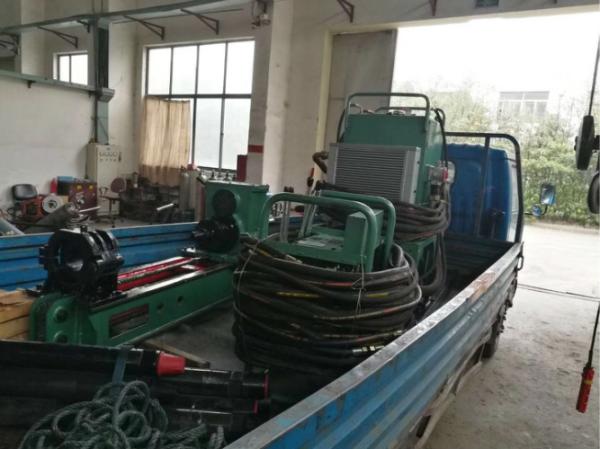Large Power Anchor Drilling Rig Rock Layers 1800 Mm Power Head Stroke