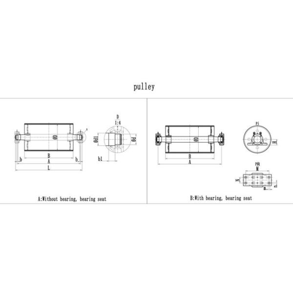 Steel Rubber Motorized Head Drive JIS Conveyor Drum Pulley
