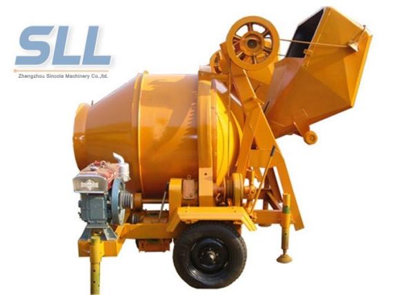 JZC350 Concrete Mixer Concrete Batching Plant Diesel Engine Concrete Mixer Machine