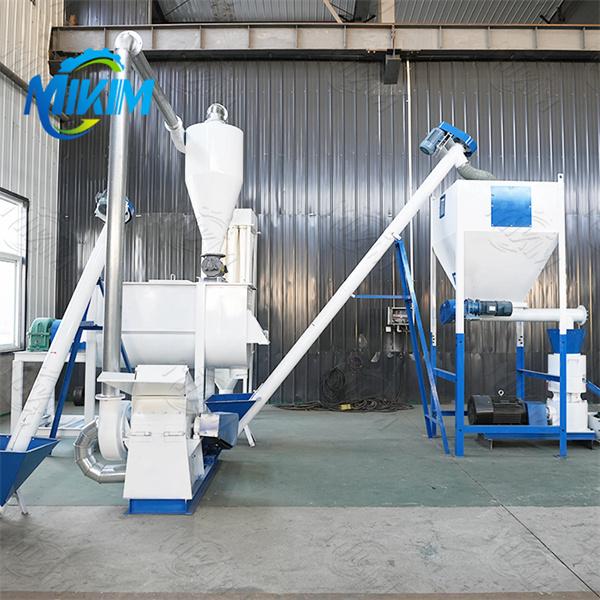 Automatic feed pellet production line for chickens, ducks, cattle and sheep 25TPH poultry feed production line