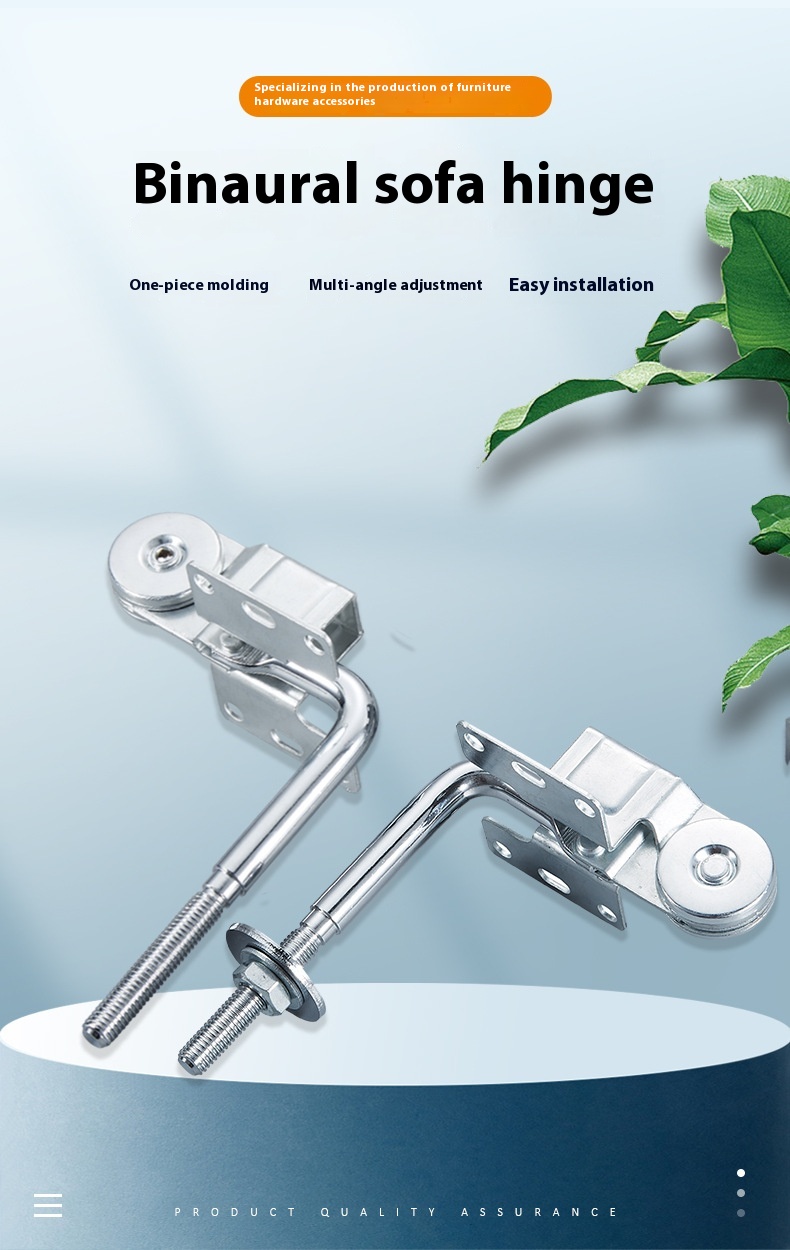 Sofa Headrest Adjustable Silver Hinge Furniture Headrest Mechanism Sofa Headrest Hinge Furniture Head Hardware