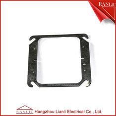 Metal Conduit Box Steel One Gang Square Electrical Box Cover , E349123