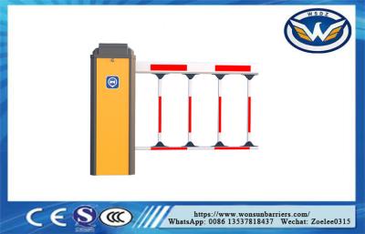 Straight Arm Parking Barrier Gate 6 Meter Max Boom Length 100m Remote Control