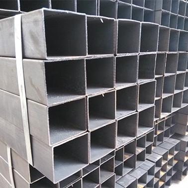 MS Erw Welded Steel Pipe Black Carbon Hot Rolled Square Rectangular Hollow Section Tube